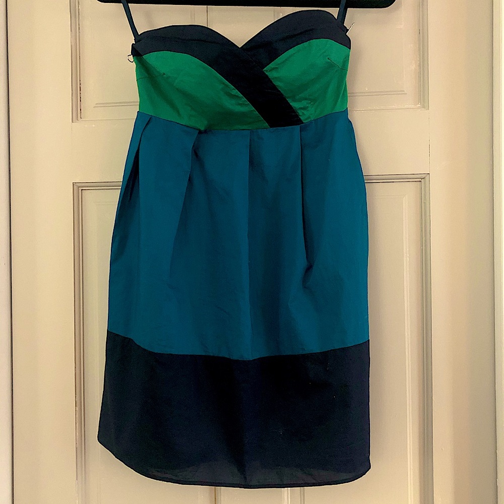 Strapless babydoll dress